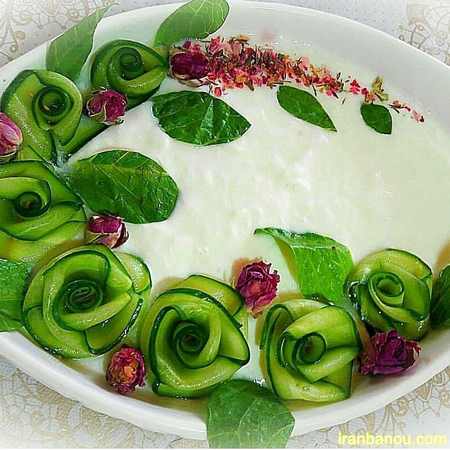 تزیین ماست برای مهمانی