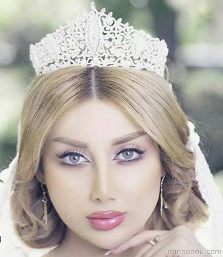 ارایش لایت اروپایی عروس مدل مو عروس