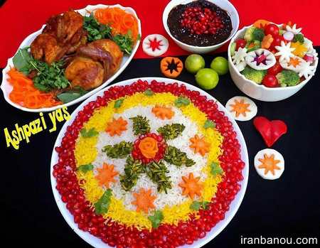 تزیین میز شام ایرانی تزیین سفره شام روی میز