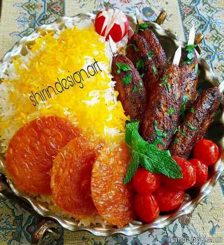 تزیین سفره غذا چیدمان سفره غذا