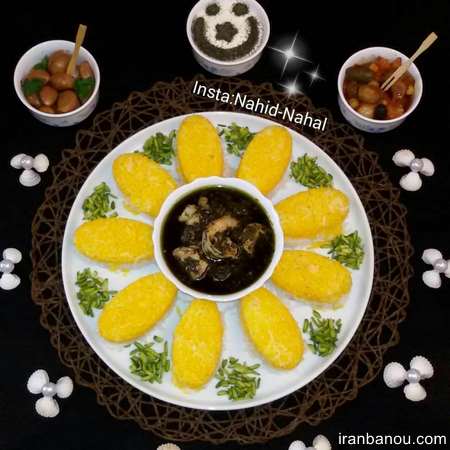 عکس غذا های تزیین شده تزیین سفره شام مهمانی
