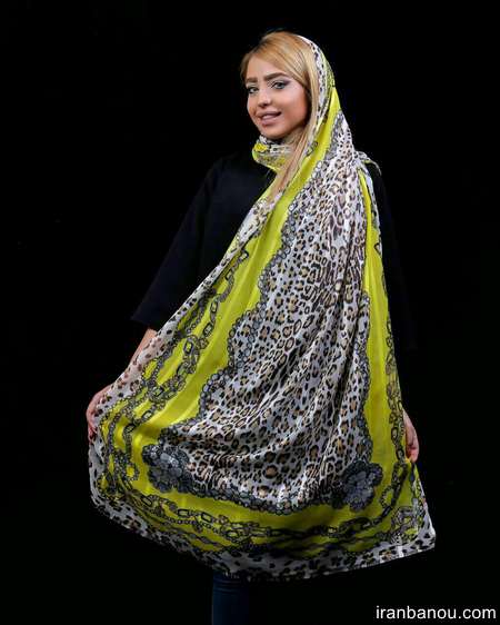 شال طرح دار مدل شال حریر مجلسی