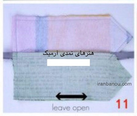 آموزش نمد دوزی با الگو