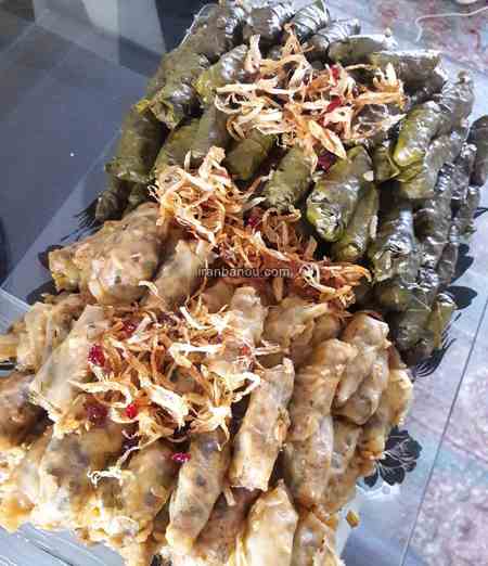 دیزاین دلمه برگ مو شیرین
