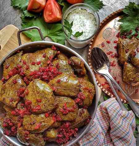  دلمه کلم برگ مجلسی