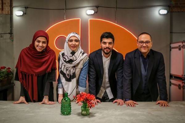 نیکی مظفری ،سینا مهراد و ریحانه پارسا 
