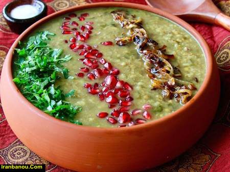 آش انار بدون گوشت