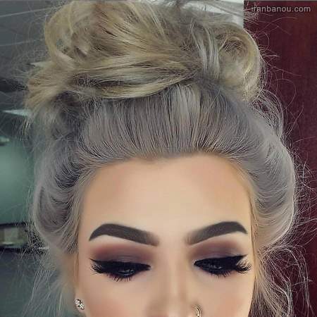  آرایش صورت عروس