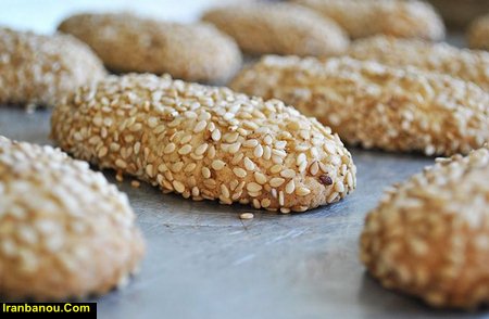 شیرینی کنجدی سوغات شیرینی کنجدی توری