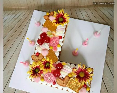  حروف انگلیسی برای کیک