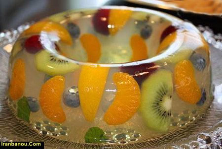طرز تهیه ژله ویترینی اپارات آموزش ژله ویترینی با میوه