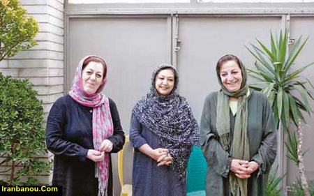 مریم سعادت در کنار مرضیه برومند قد مریم سعادت