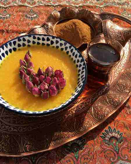 تزیین شله زرد