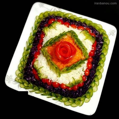 تزیین غذا و سفره آرایی