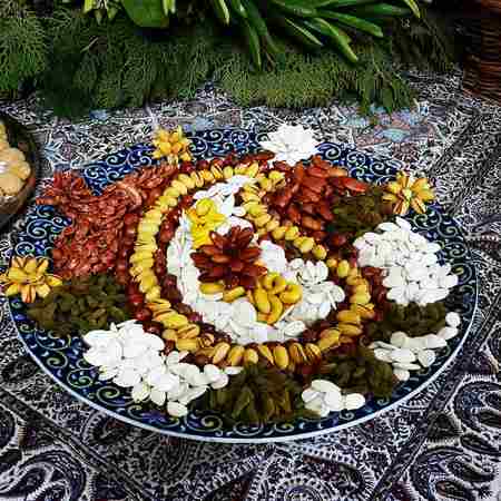  سفره شب یلدا مدرن