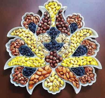 دیزاین اجیل جدید تزیین اجیل در سینی
