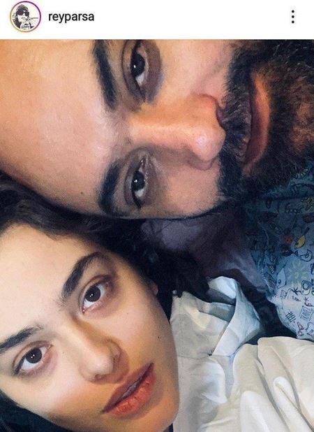 مهدی کوشکی و همسرش