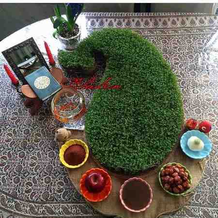 سبزه عروسکی مدل سبزه عید