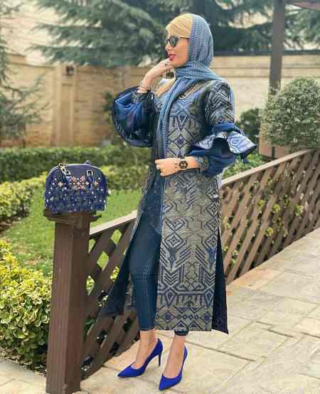 مدل مانتو گلدار و ساده مانتو کرپ مازراتی