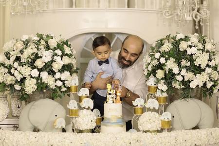 محسن تنابنده و پسرش 