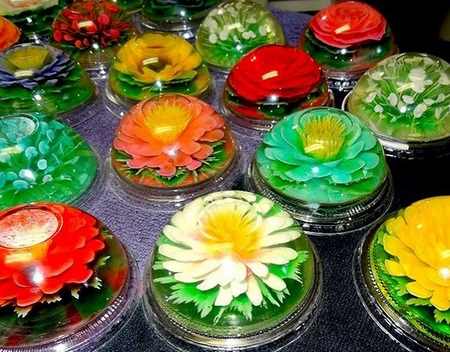ژله های فانتزی تزیین ژله با اسمارتیز