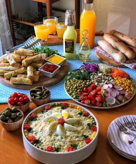 آموزش تزیین غذا و سالاد تزیین غذا و سالاد و ماست