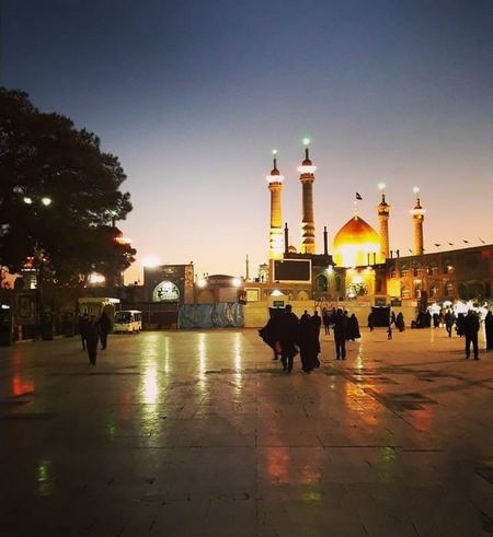 عکس هنری حرم حضرت معصومه