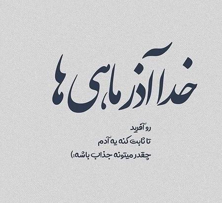  عکس آذر ماهی