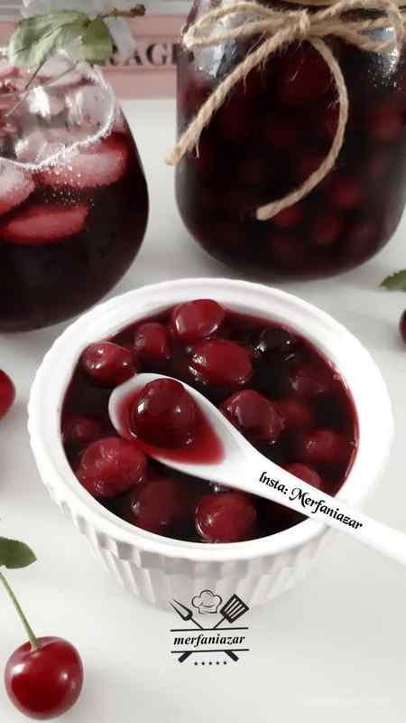 طرز تهیه ترشی آلبالو با رب انار