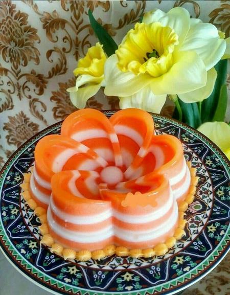 تزیین ژله بستنی