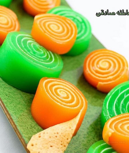 تزیین ژله رولتی
